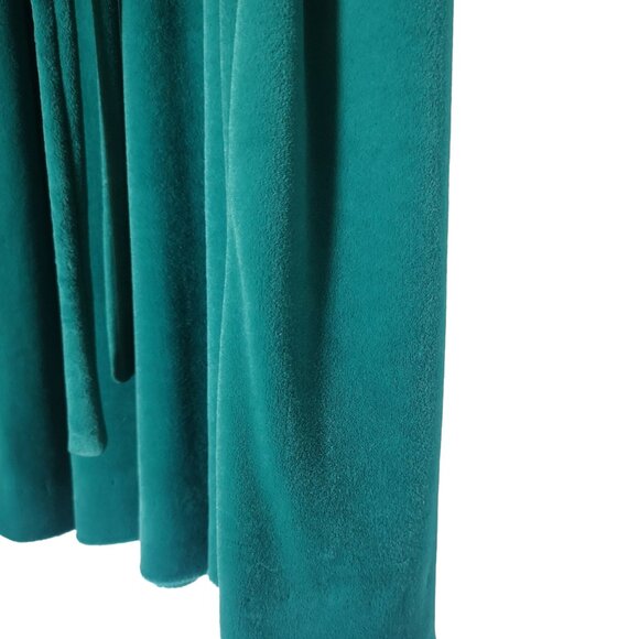 1970s Teal St Michael's Velour Dress Size 14 Mark & Spencer Perfect Condition - Picture 7 of 13